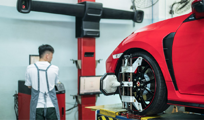 Computerised-Wheel-Alignment-Service One Stop Service - Honda