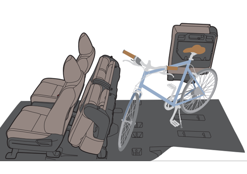 backseat Honda New Freed